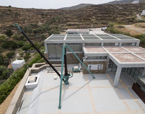 Announcement for the operation of the Museum of Marble Crafts, on the island of Tinos